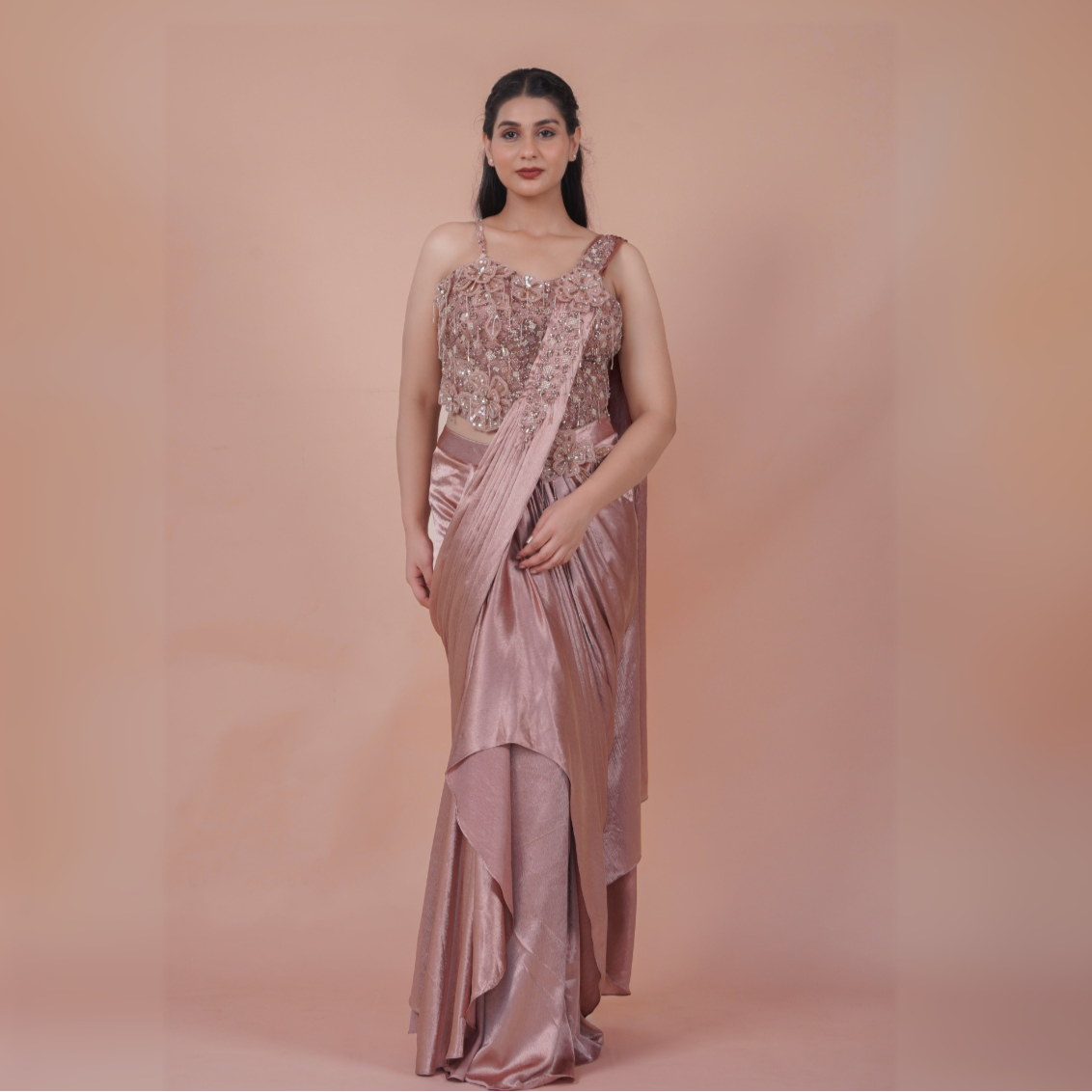 Noor Saree with Embellished Blouse