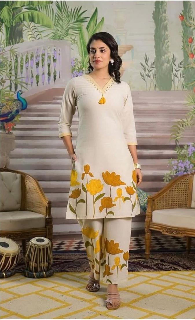 Stylish Women’s Floral Printed Cotton Co-Ord Set – Perfect for Summer | ICS -08