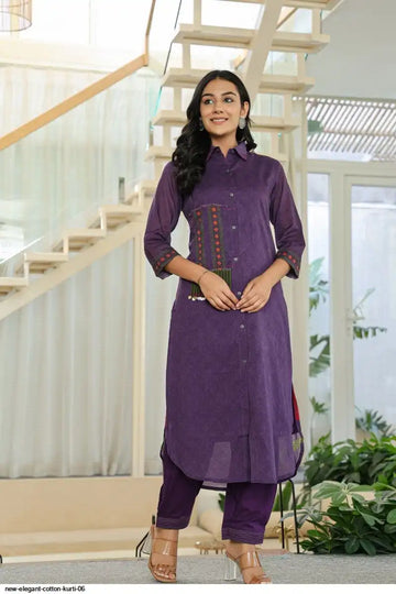 Cotton Kurti Set for Women – Comfortable & Stylish Ethnic Wear | KS-72