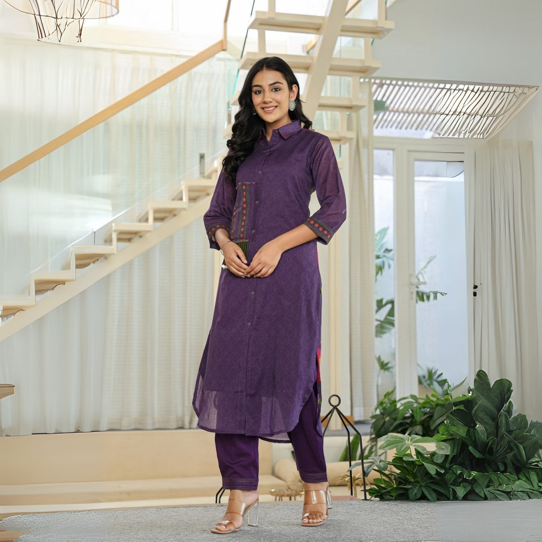 Cotton Kurti Set for Women – Comfortable & Stylish Ethnic Wear | KS-72